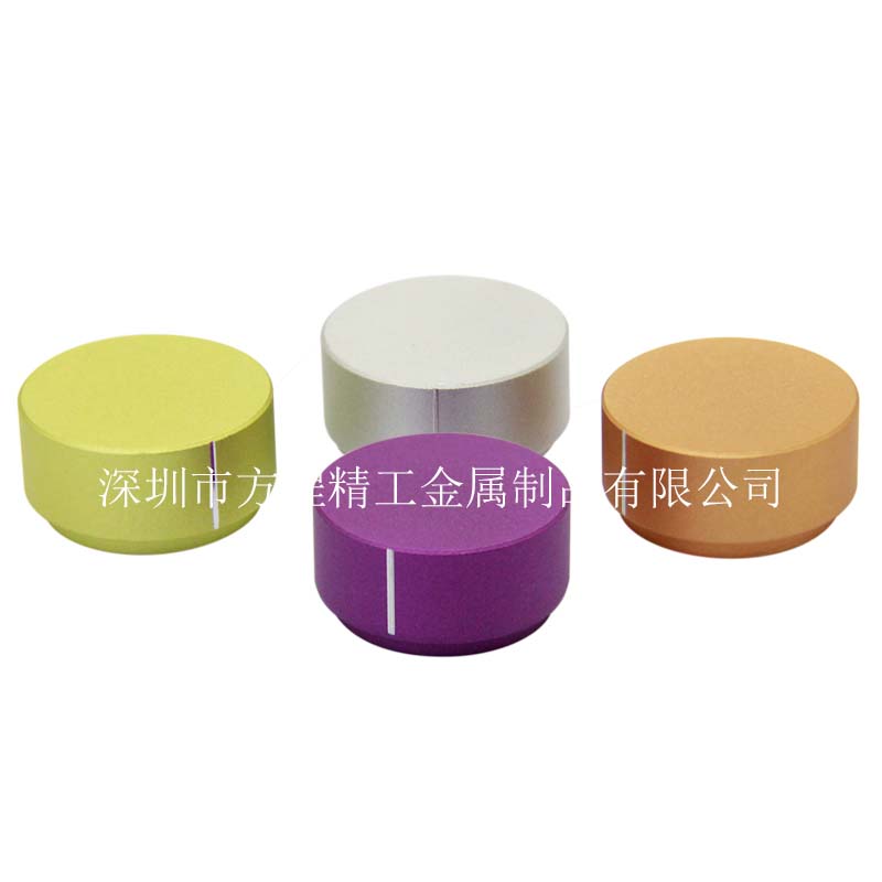 全鋁旋鈕全鋁噴砂旋鈕 C角 內(nèi)裝花軸/半軸膠芯