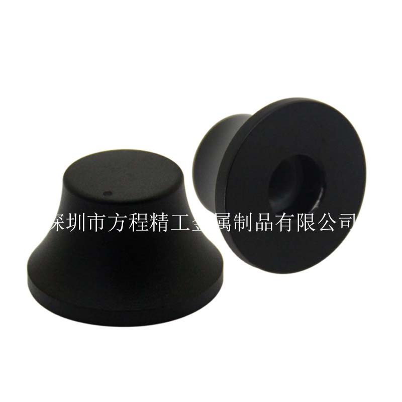 全鋁旋鈕全鋁弧面噴砂旋鈕 錐形 直徑23高度14.5花軸